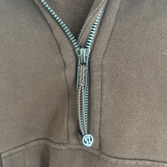 Lululemon Brown Cropped Scuba hoodie - Picture 2 of 4